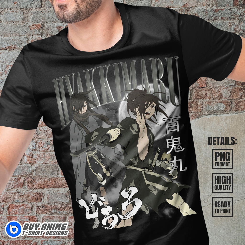 Hyakkimaru Dororo Anime Bootleg T-shirt Design