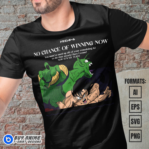 Premium Dragon Ball Anime Vector T-shirt Design Template #41