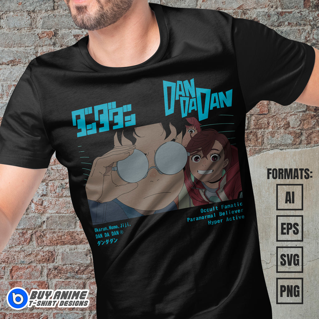Premium Dandadan Anime Vector T-shirt Design Template #23