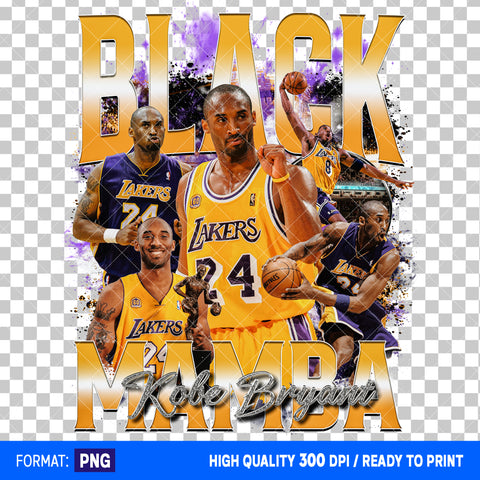 Premium Kobe Bryant Bootleg T-shirt Design