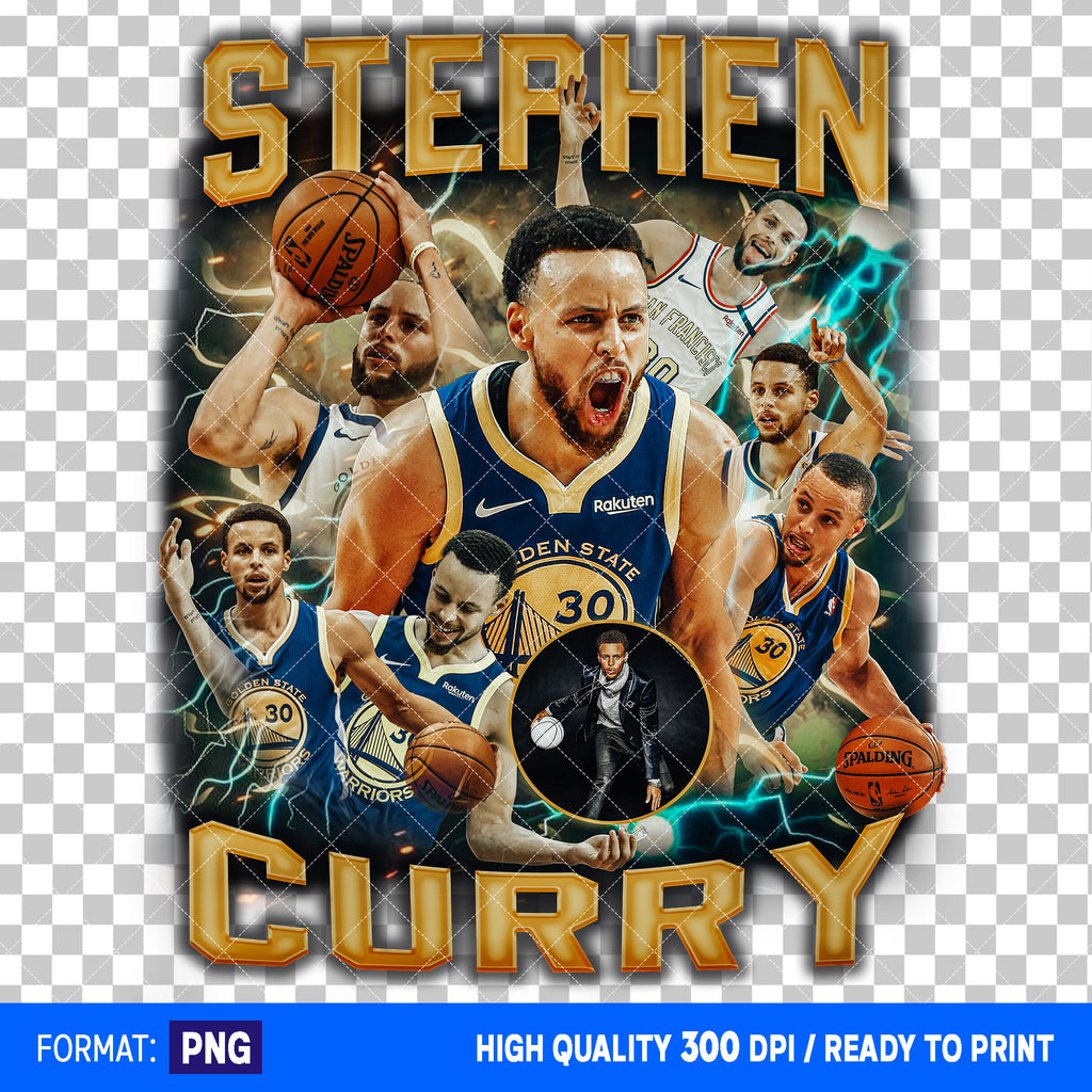 Premium Stephen Curry Bootleg T-shirt Design #2