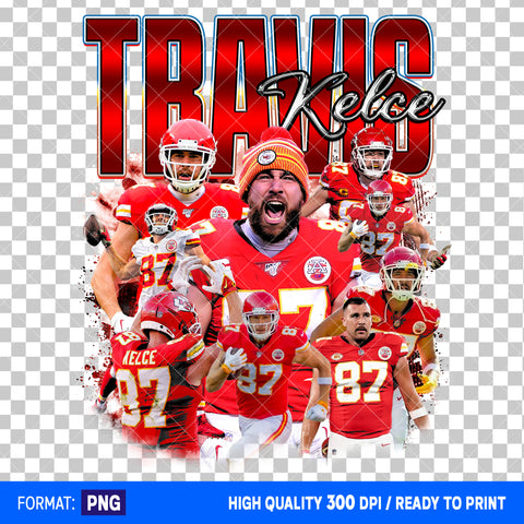 Premium Travis Kelce Bootleg T-shirt Design