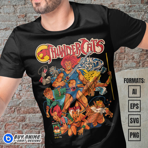 Premium Thundercats Vector T-shirt Design Template #2