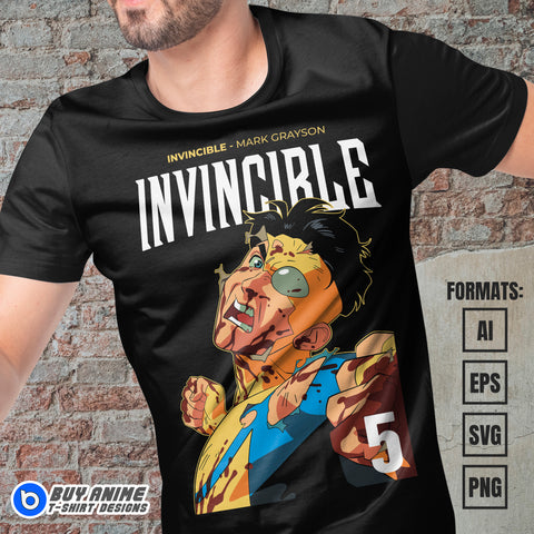 Premium Invincible Vector T-shirt Design Template #2