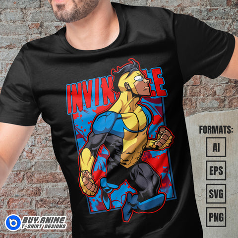 Premium Invincible Vector T-shirt Design Template #3