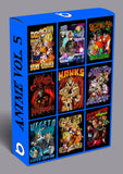 Anime Bootleg T-shirt Designs Bundle Templates #5