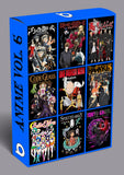Anime Bootleg T-shirt Designs Bundle Templates #6