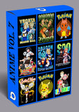 Anime Bootleg T-shirt Designs Bundle Templates #7
