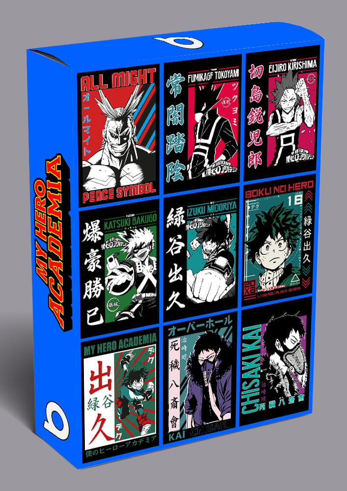 My Hero Academia Anime Vector T-shirt Designs Bundle Templates