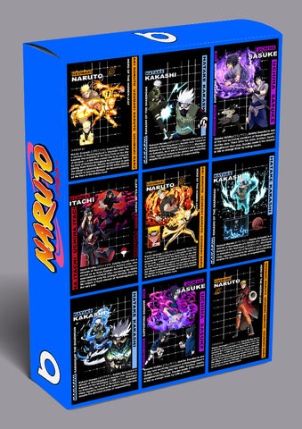 Naruto Bootleg T-shirt Designs Bundle Templates #4