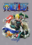 One Piece Bootleg T-shirt Designs Bundle Templates #3
