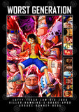 One Piece Bootleg T-shirt Designs Bundle Templates #6