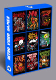 Retro Video Games Vector T-shirt Designs Bundle Templates V2