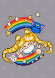 Sailor Moon Anime Vector T-shirt Designs Bundle Templates #2