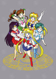 Sailor Moon Anime Vector T-shirt Designs Bundle Templates #2