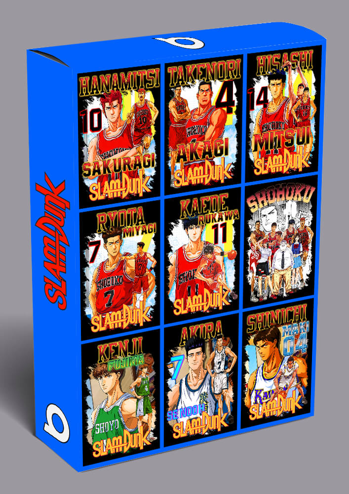 Slam Dunk Bootleg T-shirt Designs Bundle Templates