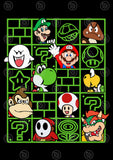 Super Mario Vector T-shirt Designs Bundle Templates V2