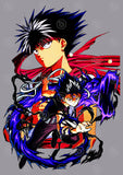 YuYu Hakusho Bootleg T-shirt Designs Bundle Templates